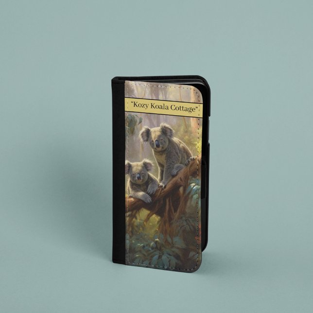 Koala Forest Dreams, custom  Samsung Galaxy Wallet Case (Creator Uploaded)