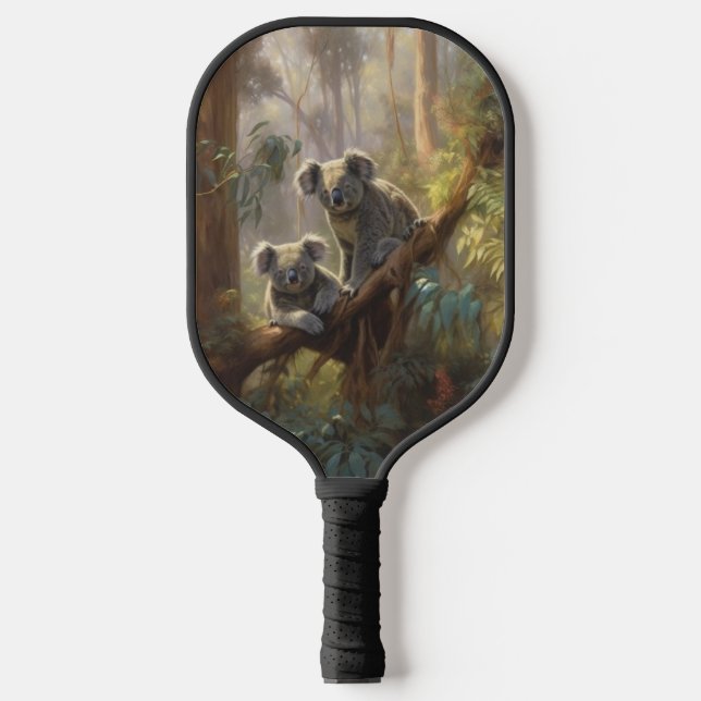 Koala Forest Dreams customizable  Pickleball Paddle (Front)