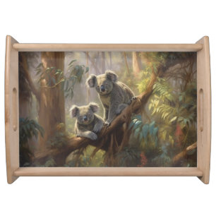 Koala Forest Dreams Serving Tray