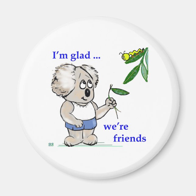 Koala Friends Magnet (Front)