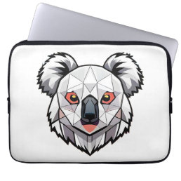 Koala Geometric Shape  Laptop Sleeve