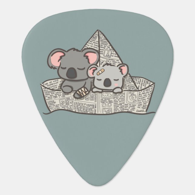 Koala Guitar Pick (Front)