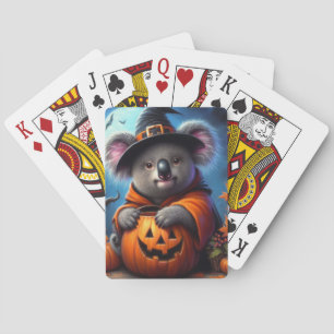 Koala Halloween Costume Poker Cards
