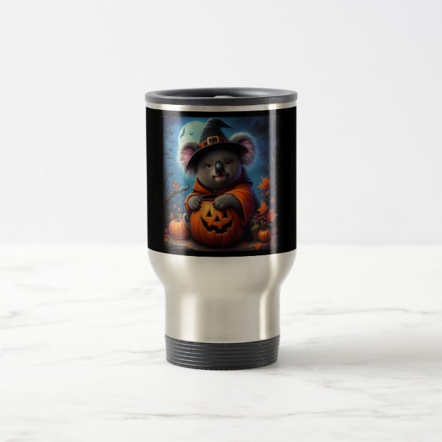 Koala Halloween Costume Travel Mug (Center)