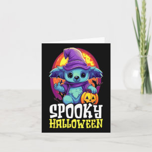 Koala Halloween Scary Trick Or Treat Spooky Koala  Card