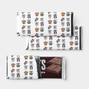 Koala Halloween Witch Devil Pumpkin Vampire Hershey Bar Favors