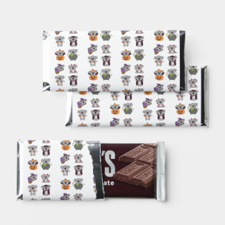 Koala Halloween Witch Devil Pumpkin Vampire Hershey Bar Favors