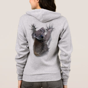 Koala Hang On Back Cute Bear Australia Animal Hoodie