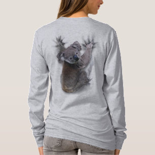Koala Hang On Back Cute Bear Australia Animal T-Shirt