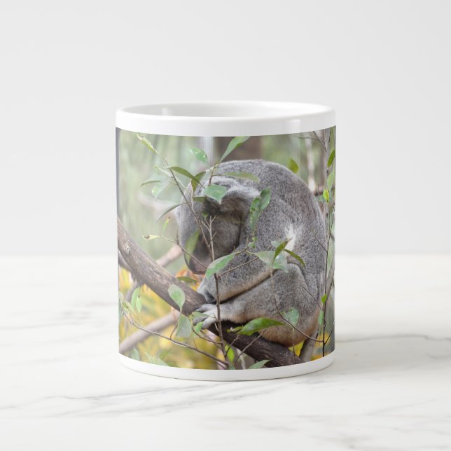 koala head down sleeping c giant coffee mug (Front)