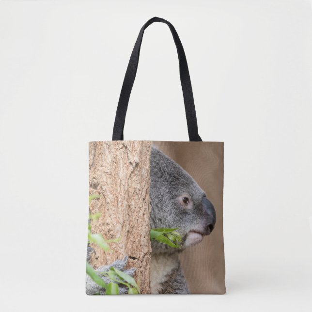 koala Headshot Tote Bag (Front)