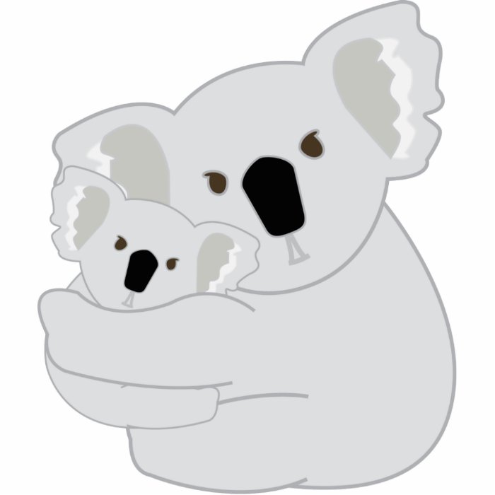 Koala Hugs Cut Outs