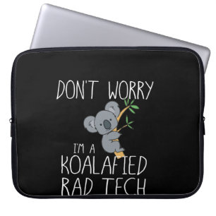 Koala I'm A Koalafied Radiology Tech Laptop Sleeve