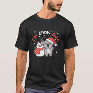 Koala I'm Snow Cute Snowman Snow Pun T-Shirt