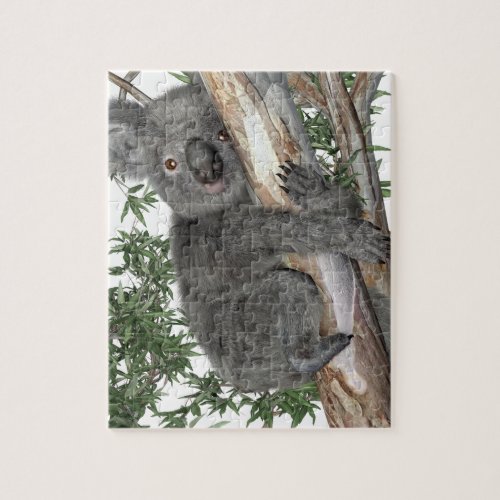 Koala in a Tree Jigsaw Puzzle
