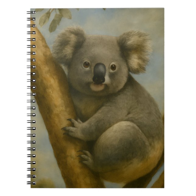 Koala in Quiet Light Notebook (Front)