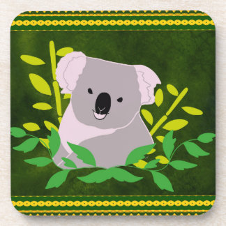 Koala in the Jungle Beverage Coaster