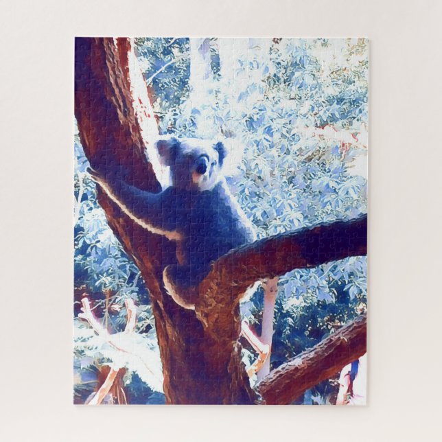 Koala in tree animal Australia Jigsaw Puzzle (Vertical)