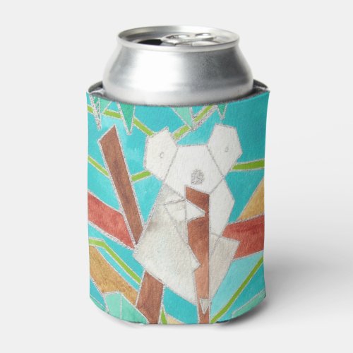 Koala in Tree Original Abstract Art Can Cooler