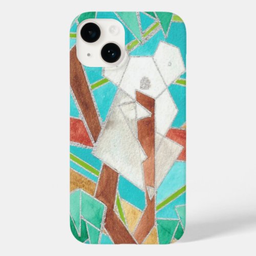 Koala in Tree Original Abstract Art Case_Mate iPhone 14 Case