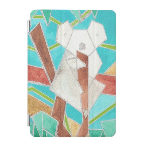 Koala in Tree Original Abstract Art iPad Mini Cover