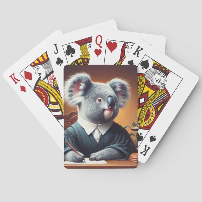 Koala Judge Poker Cards (Back)