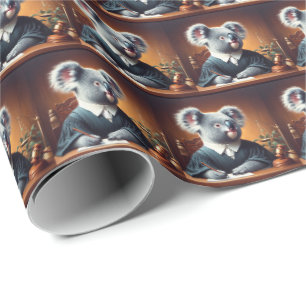 Koala Judge Wrapping Paper