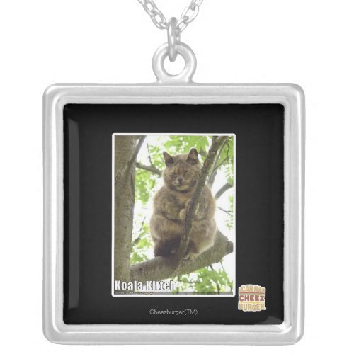 Koala Kitteh Silver Plated Necklace