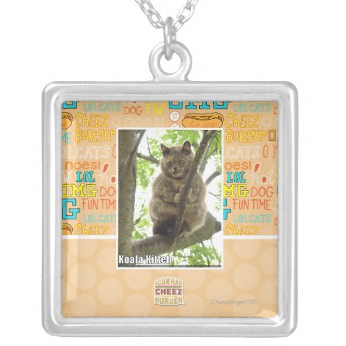 Koala Kitteh Silver Plated Necklace