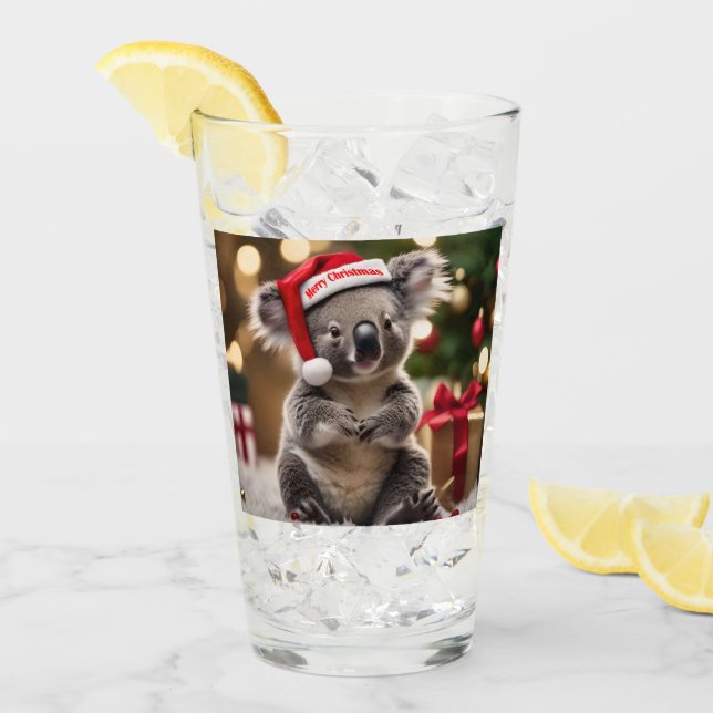 "Koala Kris Kringle: Christmas Down Under" Glass (Front Ice)