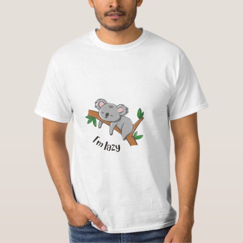Koala lazy T_Shirt