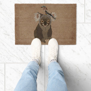 KOALA & LILLAC BIRD FIBER DOORMAT