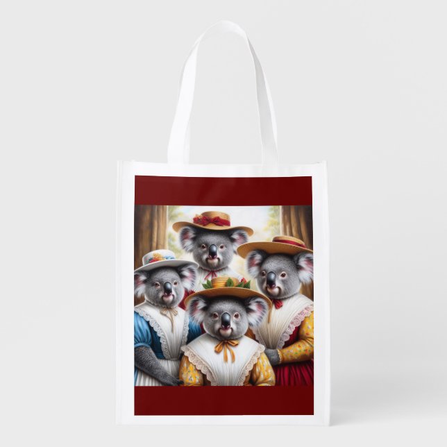 Koala Little Women Grocery Bag (Front)