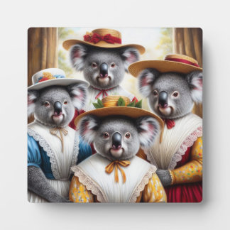 Koala Little Women Plaque