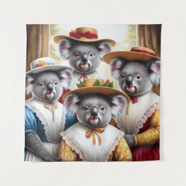 Koala Little Women Tapestry (Front)