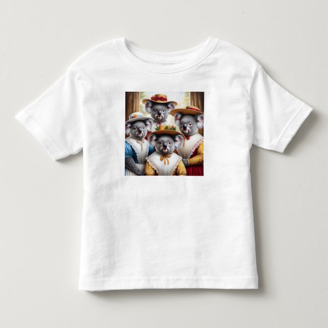 Koala Little Women Toddler T-shirt (Front)