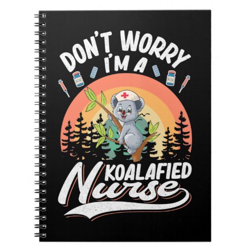 Koala Lover Nurse Cute Nursing Health Care Notebook