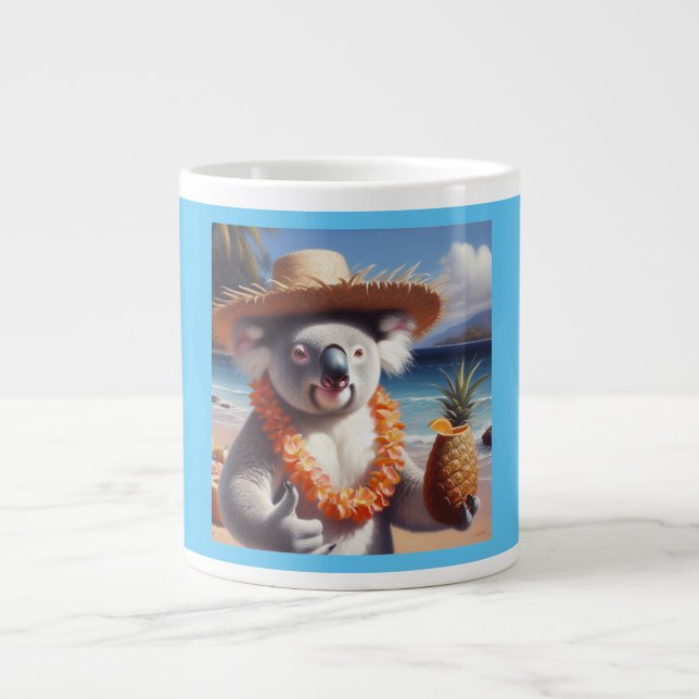 Koala Luau Giant Coffee Mug (Front)