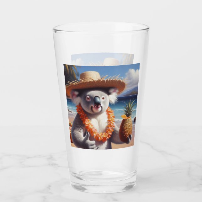Koala Luau Glass (Front)