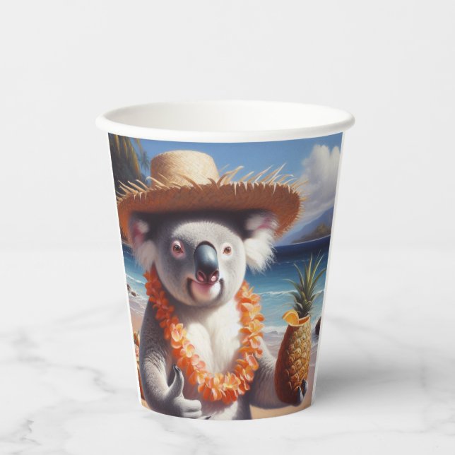 Koala Luau Paper Cups (Front)