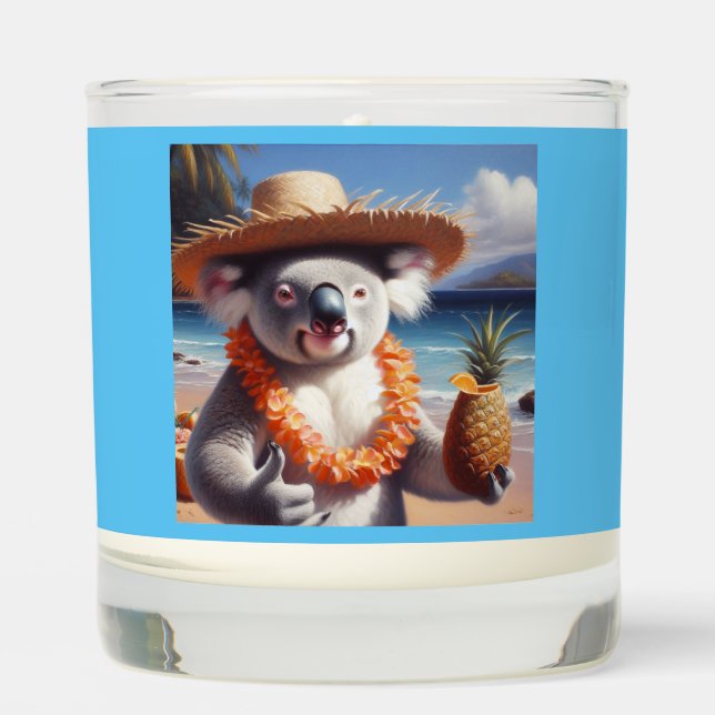 Koala Luau Scented Candle (Front)