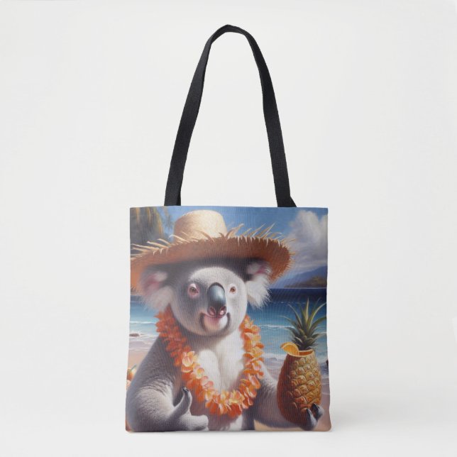Koala Luau Tote Bag (Front)