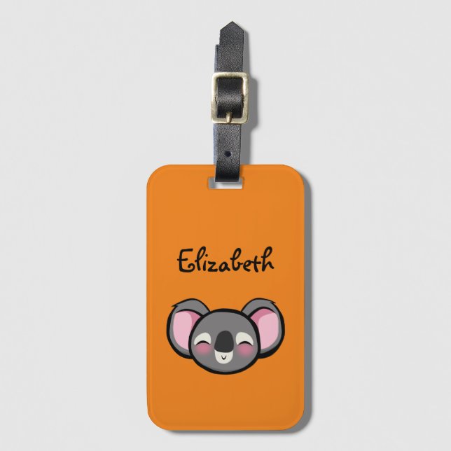 Koala Luggage Tag (Front Vertical)