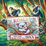 Koala Magic: Calendar Of The Year 2025/2026<br><div class="desc">Experience the magic of koalas with Koala Magic: A Colorful Year! This delightful 2025/2026 calendar brings a new koala adventure every month, each waiting to be filled with joy. From mischievous koalas playing in the trees to those curiously exploring the forest, every scene invites children to bring their imagination to...</div>