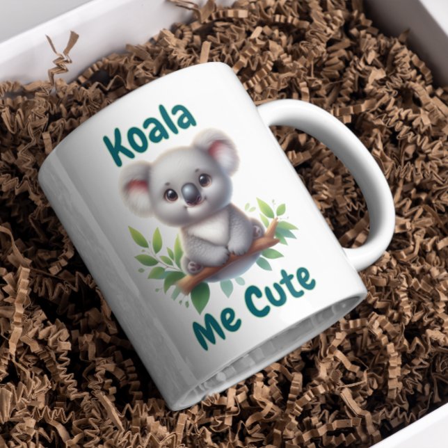 Koala Me Cute  Two-Tone Coffee Mug (Creator Uploaded)