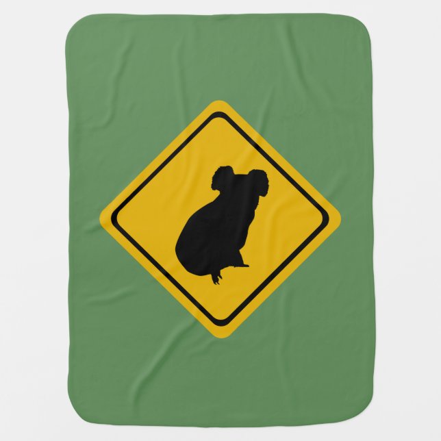 koala meet roo baby blanket (Front)