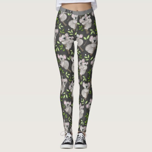 Koala Momma Comfortable Womens Leggings