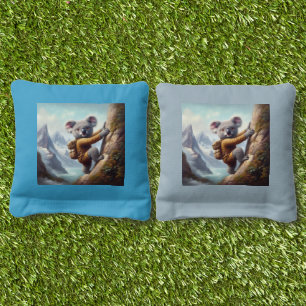 Koala Mountain Climbing Cornhole Bags