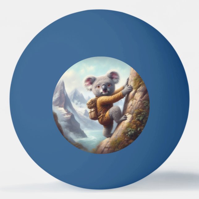 Koala Mountain Climbing Ping Pong Ball (Front)