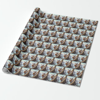Koala Mountain Climbing Wrapping Paper